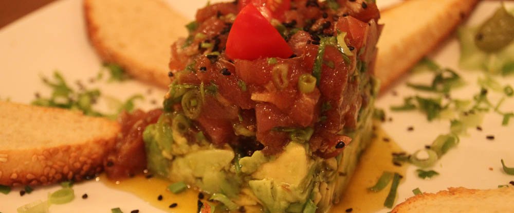 tuna tartare leyenda restaurant 
 - Costa Rica