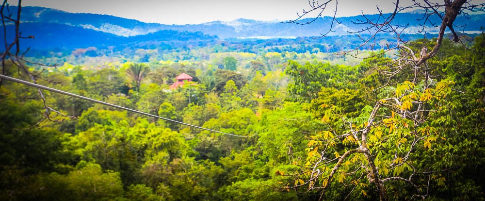 view from last platform osa palmas canopy tour
 - Costa Rica