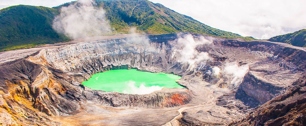 crater poas volcano  national park
 - Costa Rica