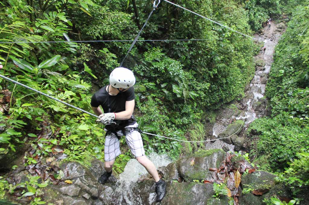 Waterfall Rappelling in Lost Canyon