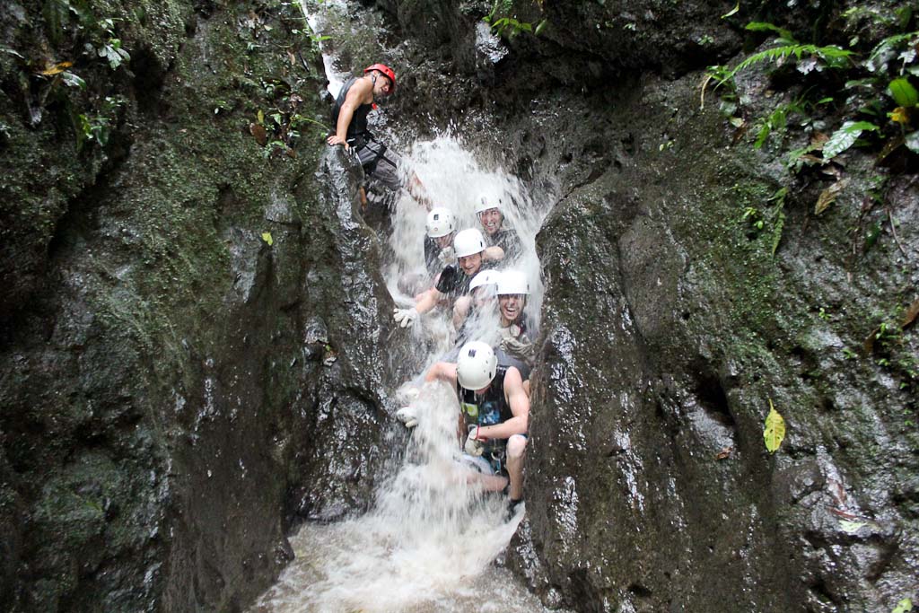 lost canyon rappel 
 - Costa Rica