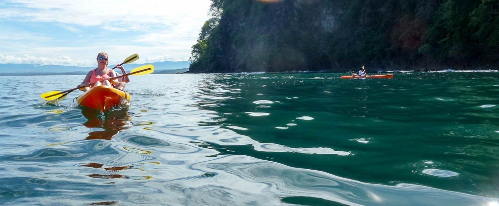 kayak jaco faces 
 - Costa Rica