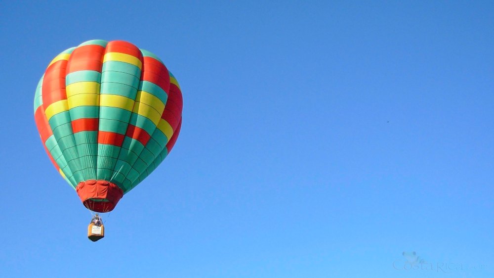 hot air ballooning 
 - Costa Rica