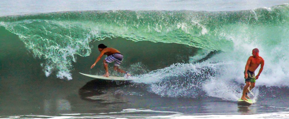 hermosa beach barrel good view 
 - Costa Rica