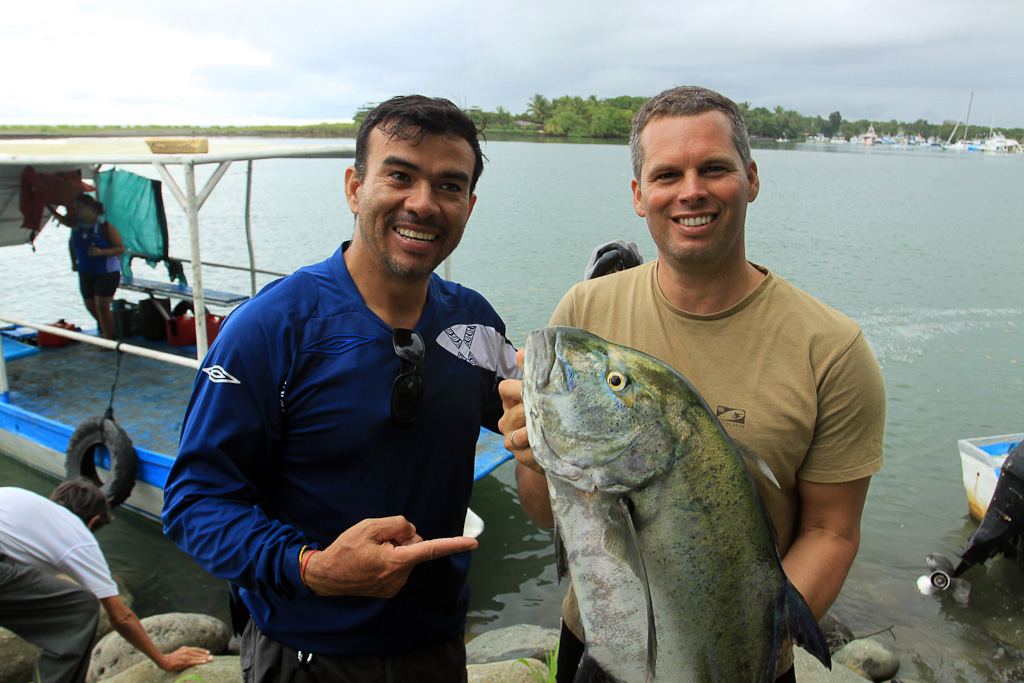 in shore fishing manuel antonio blue jack 
 - Costa Rica