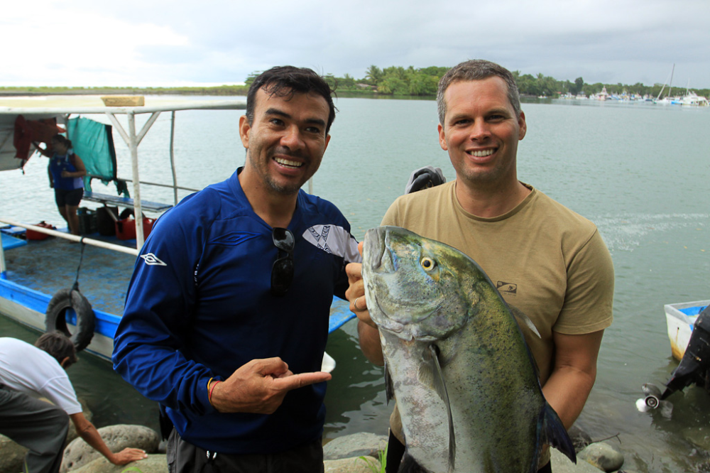 In-shore fishing off the coast of Manuel Antonio