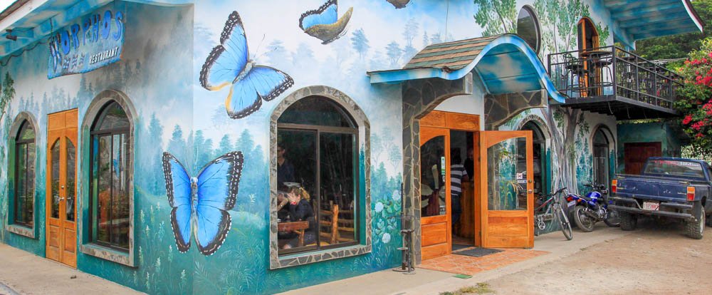 morphos facade 
 - Costa Rica