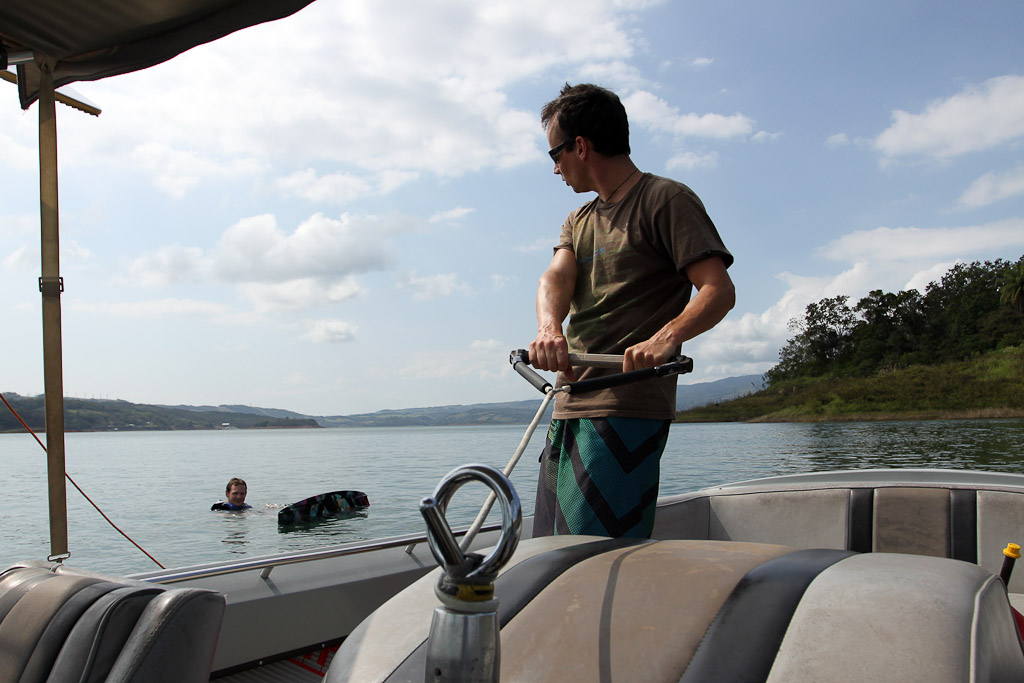 wakeboarding lake arenal 
 - Costa Rica