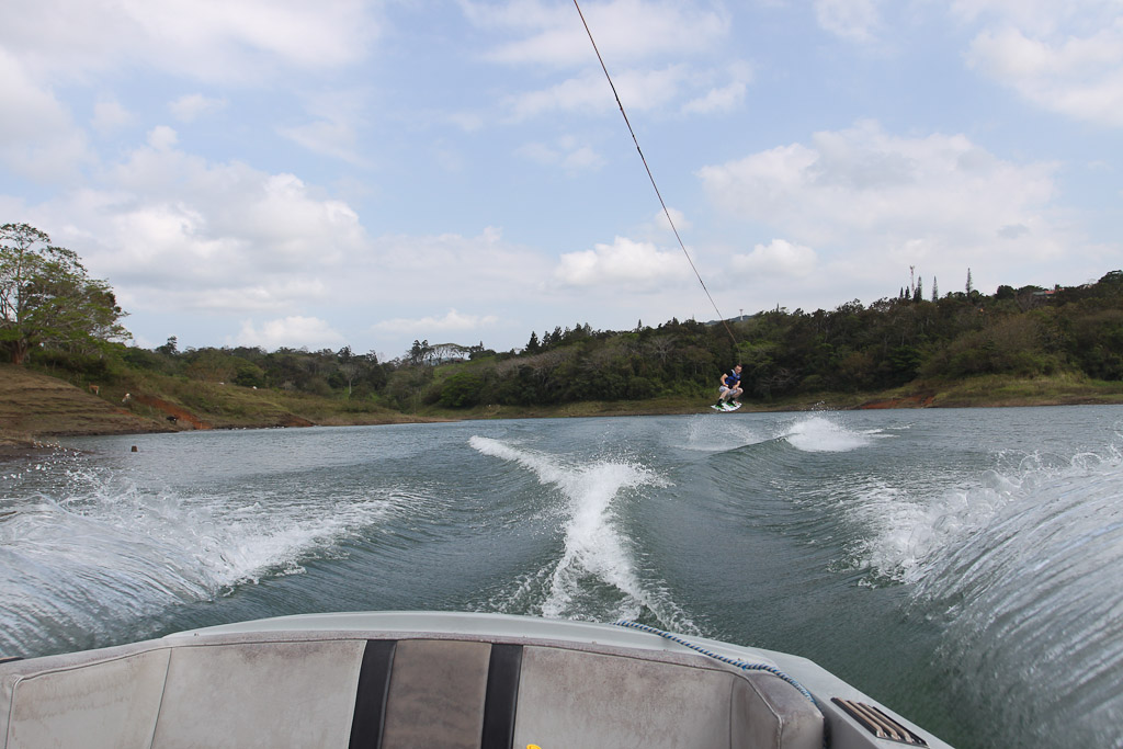 wakeboarding lake arenal 
 - Costa Rica