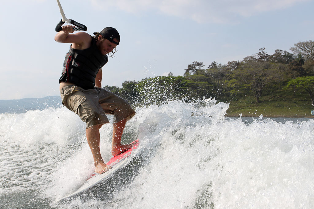 wakeboarding lake arenal 
 - Costa Rica