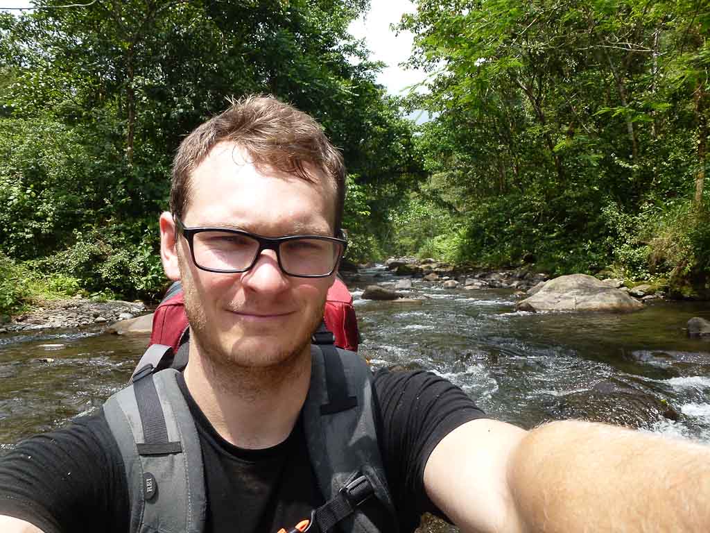 crossing childrens ete rnfrst in river 
 - Costa Rica