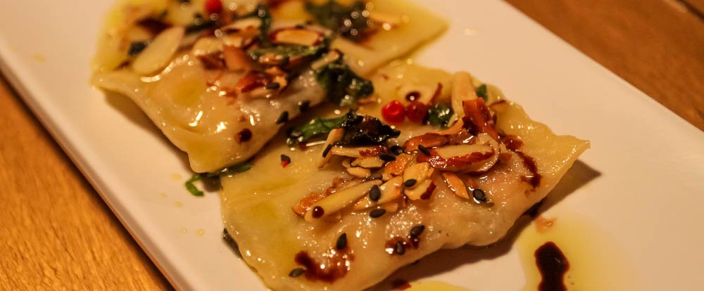 shrimp ravioli
 - Costa Rica