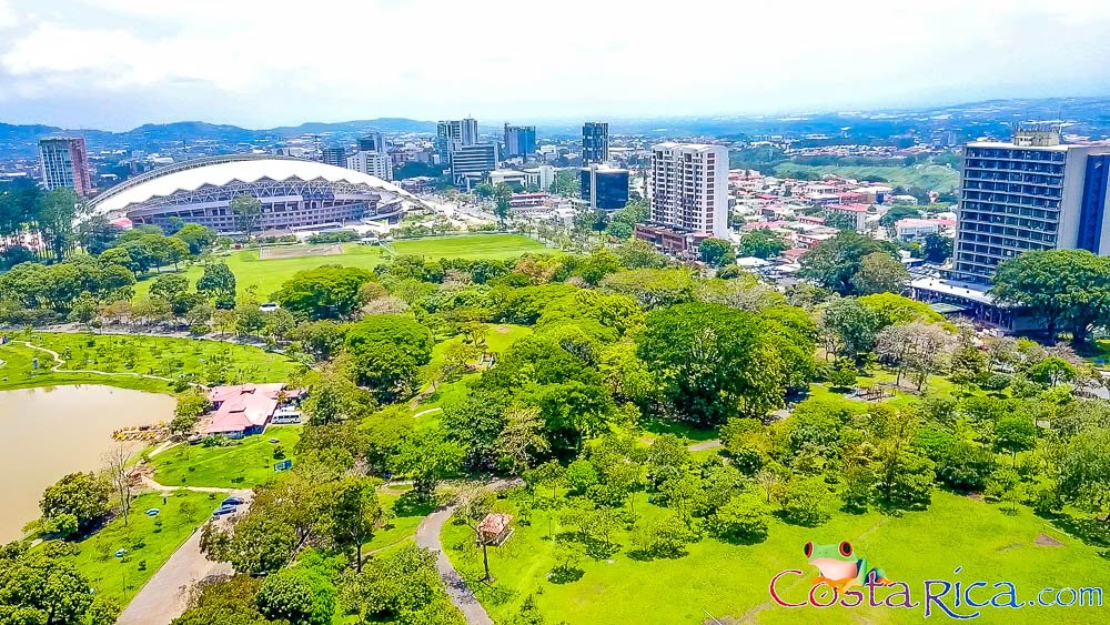 la sabana aerial view
 - Costa Rica