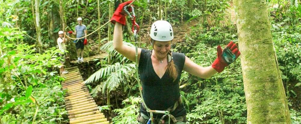 jungle adventure bridge 
 - Costa Rica