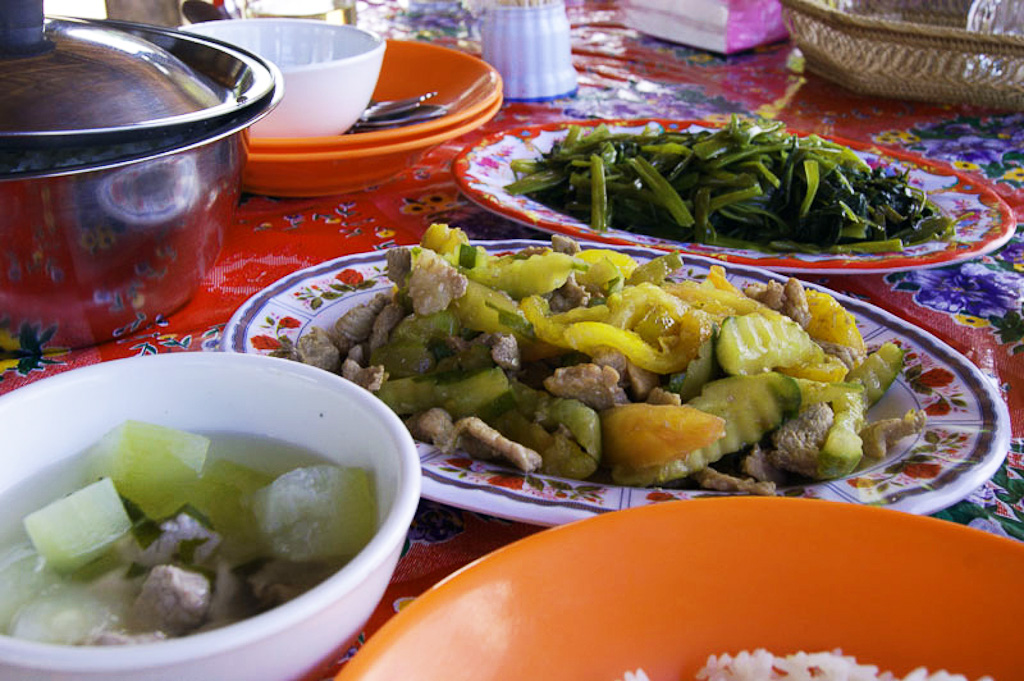 eating cheap home made and organic 
 - Costa Rica