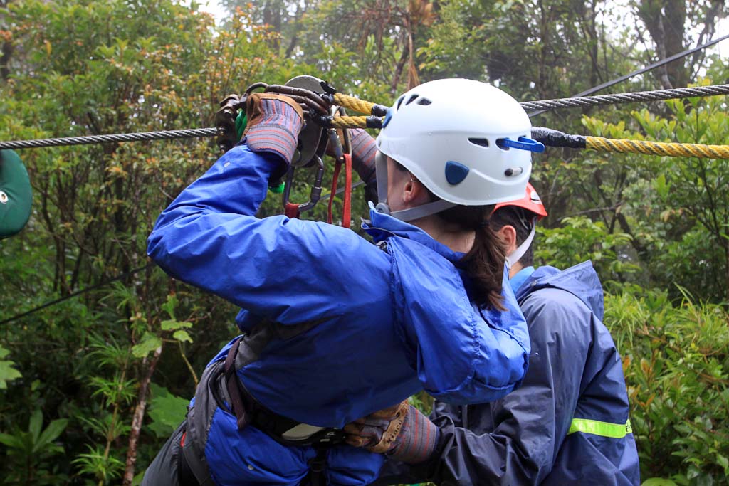 skytrek getting ready 
 - Costa Rica