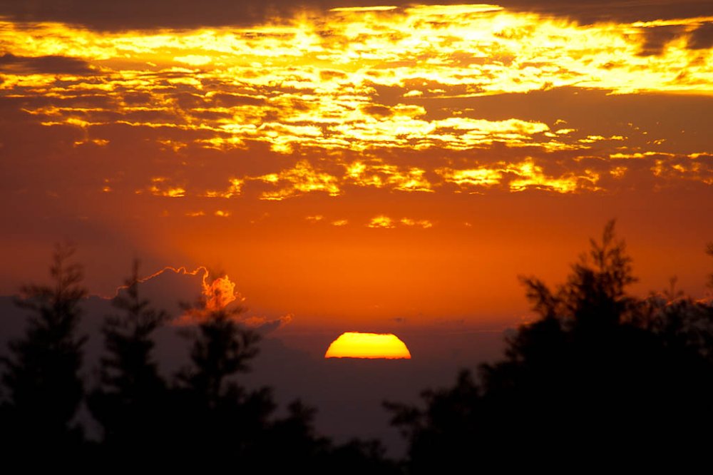 sunset in monteverde 
 - Costa Rica