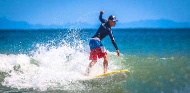 Catching a wave with Pollo Surf School - Costa Rica