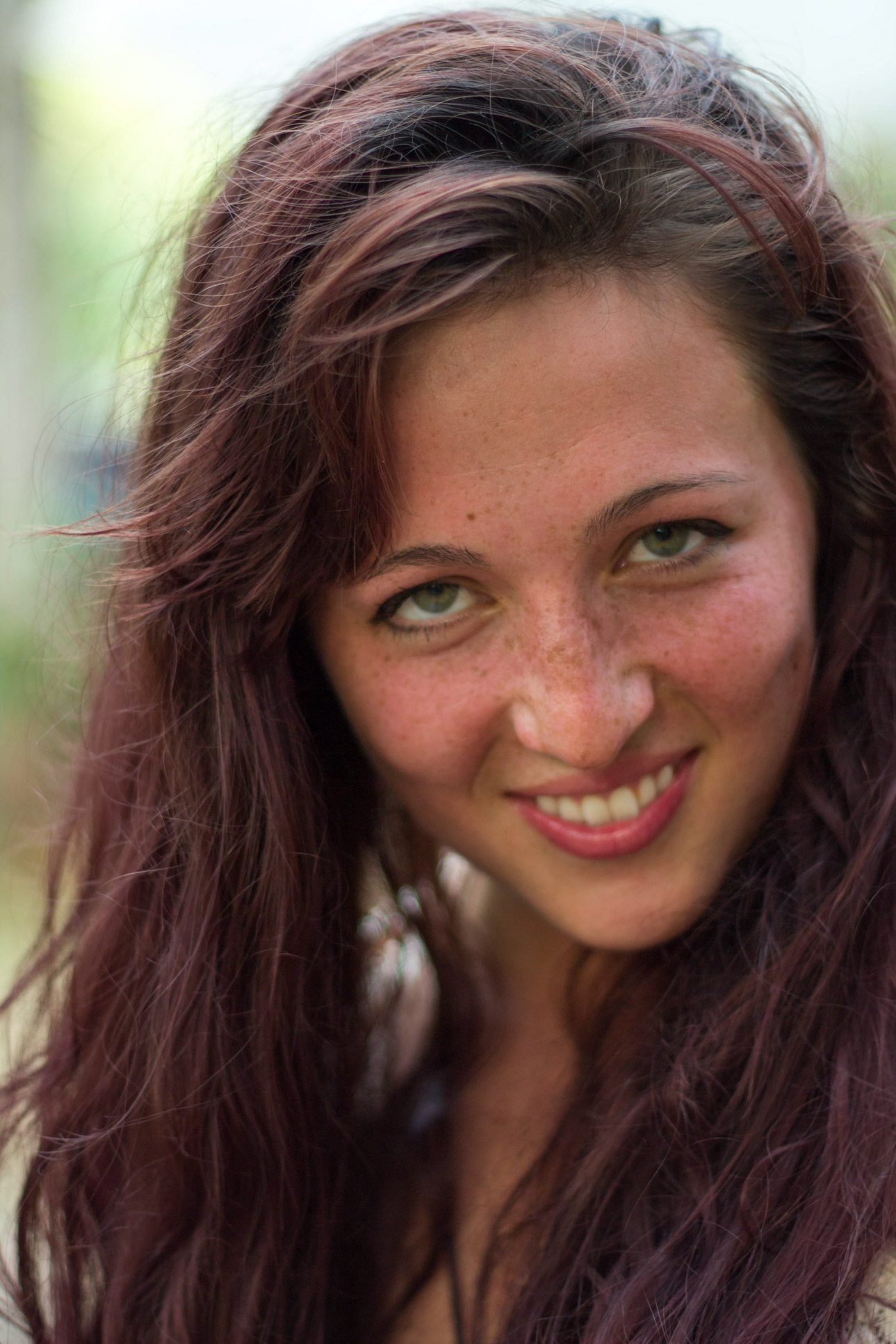 Red Hair Girl Portrait Envision Festival Costa Rica
