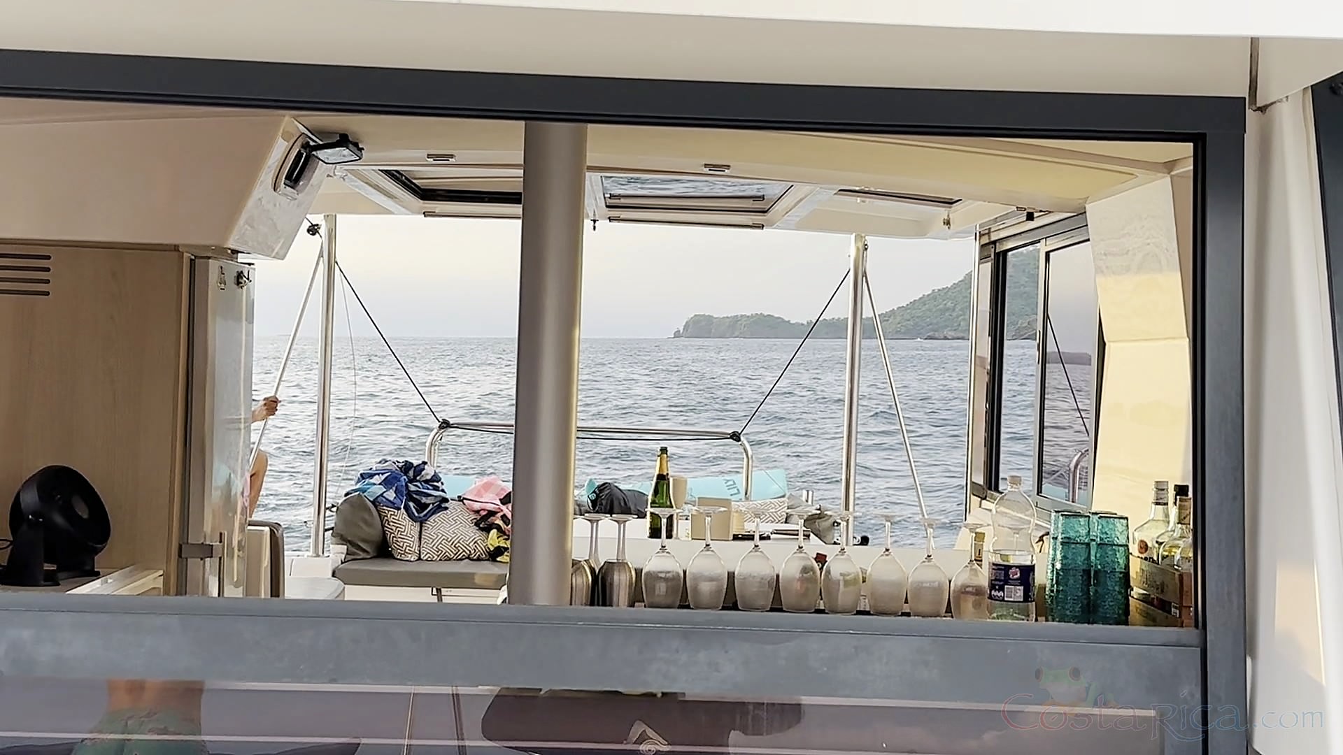 kitchen view 41 foot luxury charter catamaran guanacaste.jpg