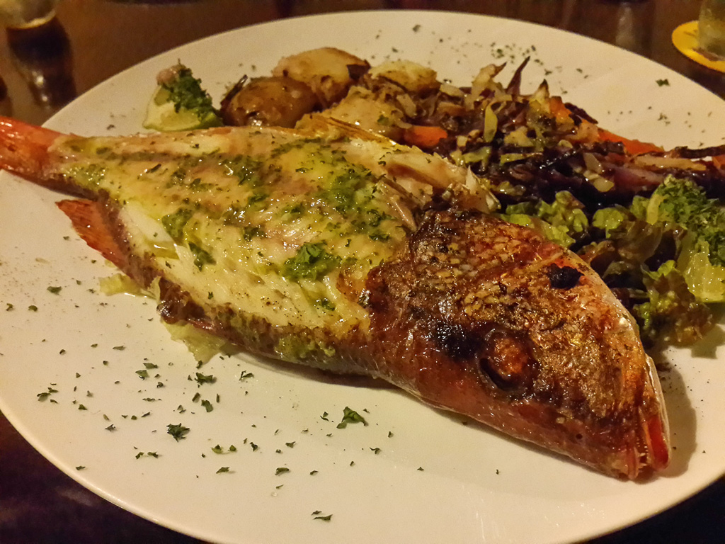 Grilled Whole Red Snapper Amici