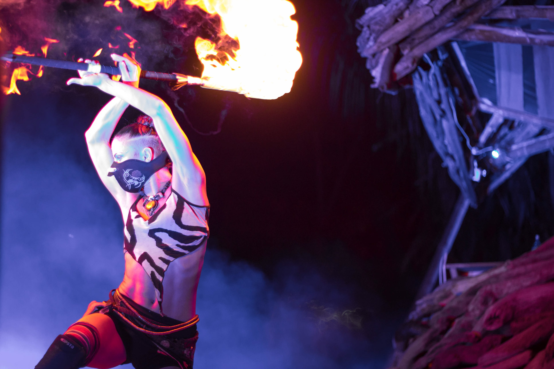 fire performer on stage envision festival costa rica 8.jpg