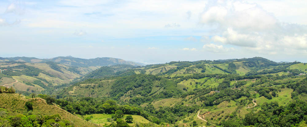 Views from the top of the gondola at Monteverde's Extremos