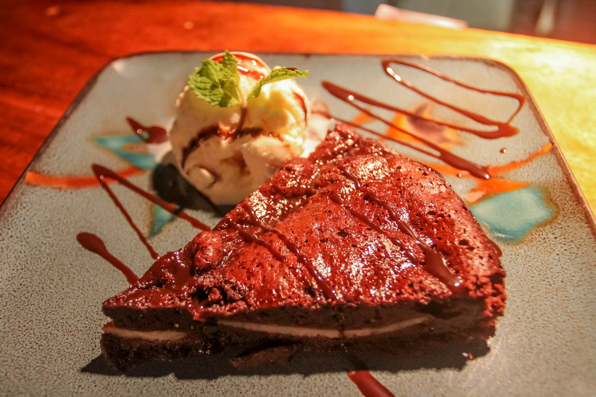 Chocolate Banana Brownie