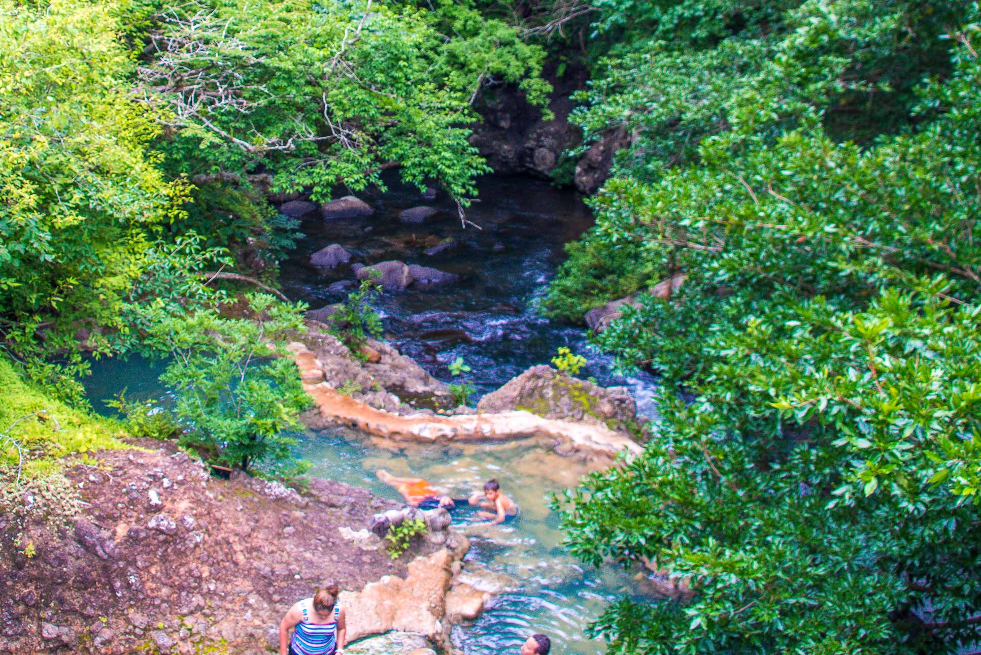 Cold Water River View With A Warm Pool Hot Springs Pools Rincon De La Vieja
