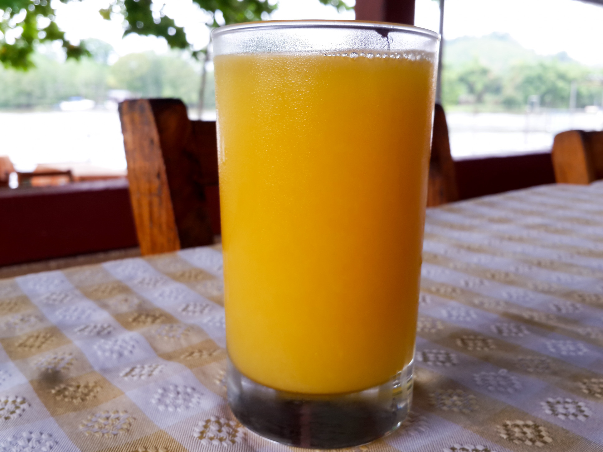Orange Juice At Perla Del Sur Restaurant