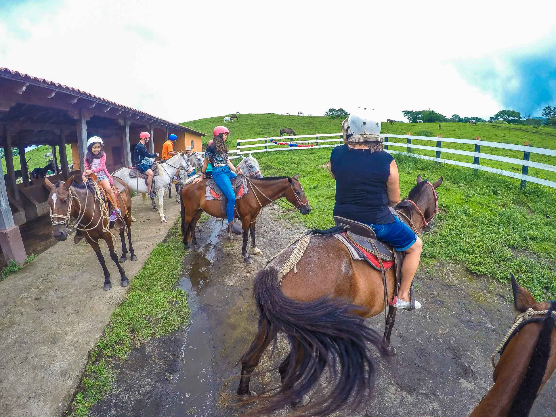 Stable Horseback Ride Western Side Of Rincon De La Vieja Volcano