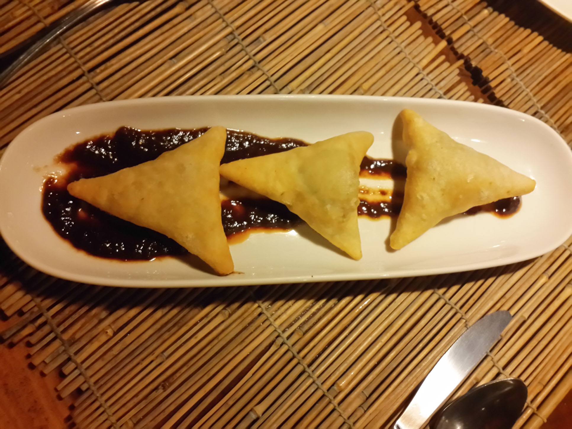 Indian Samosas Shambala Restaurant