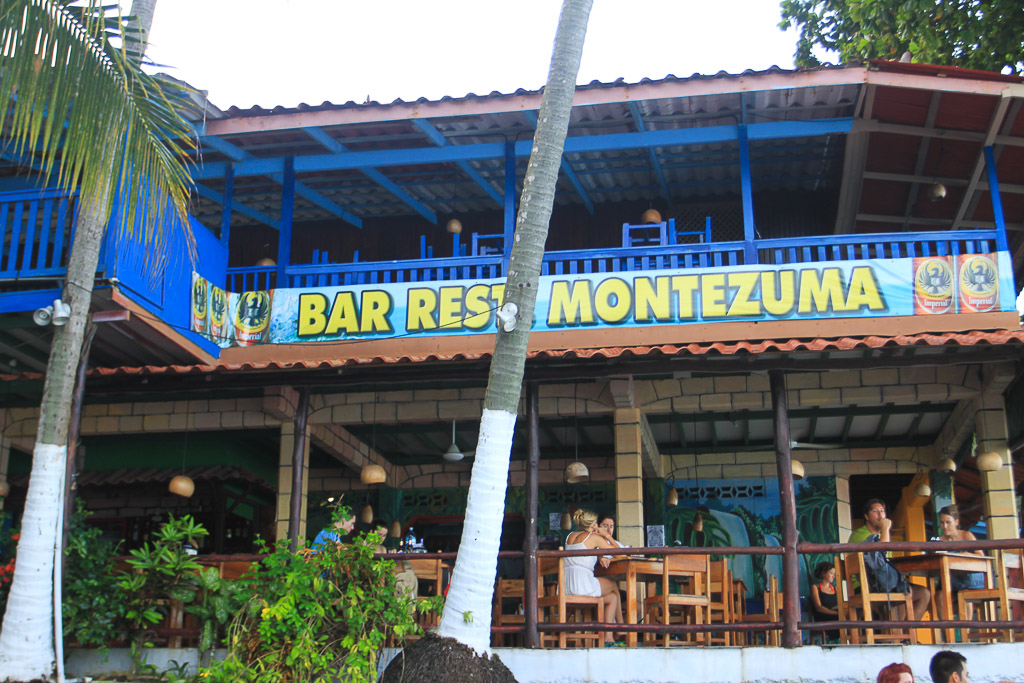 Exterior Sign Montezuma Restaurant
