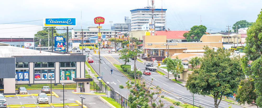 Main Drag View Of Calle  From Building
