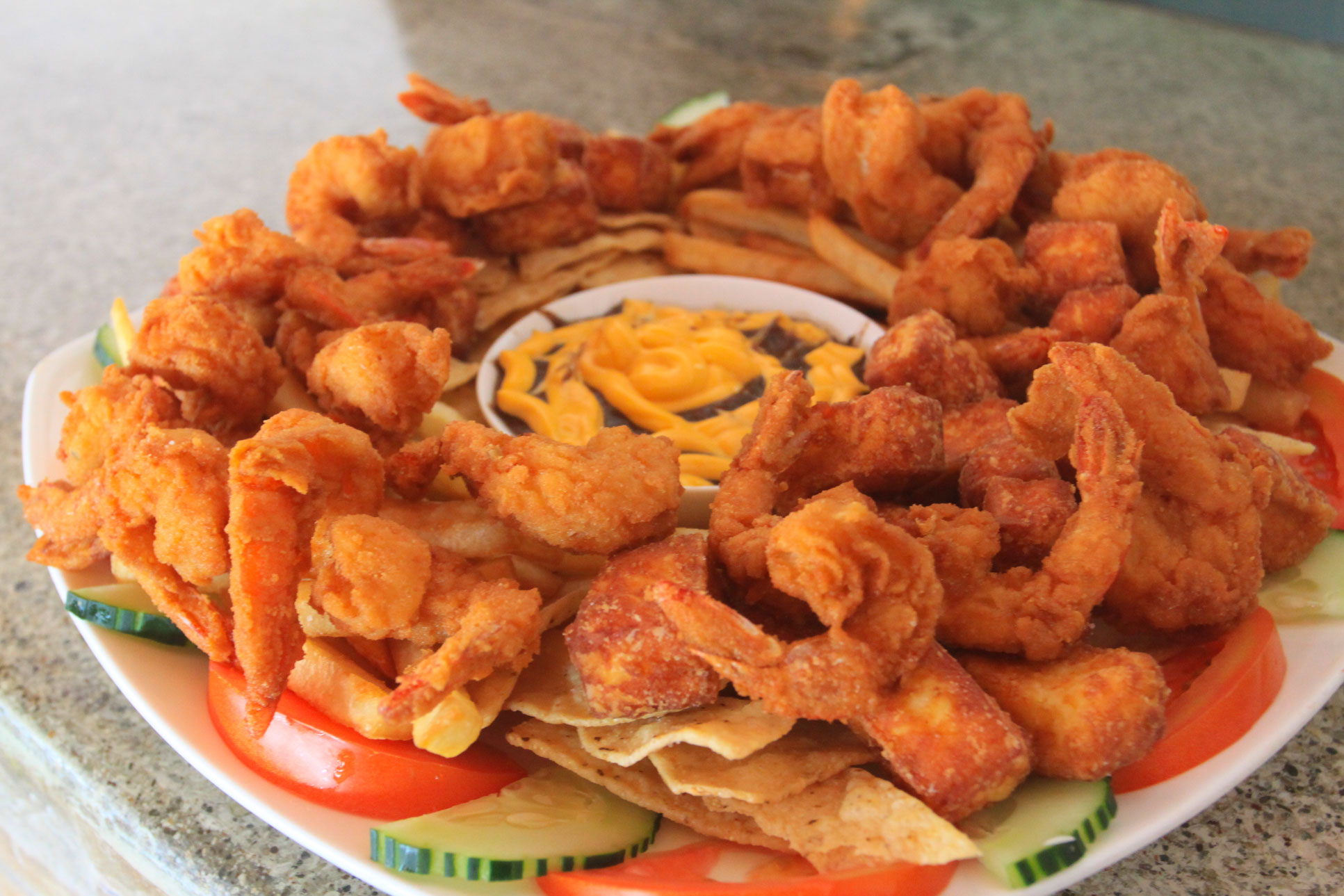 Shrimp Assortment Playa Carmen Restaurant