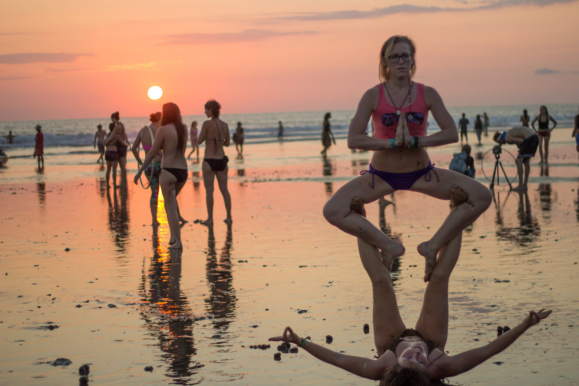 Acro Yoga On The Beach Envision Festival Costa Rica