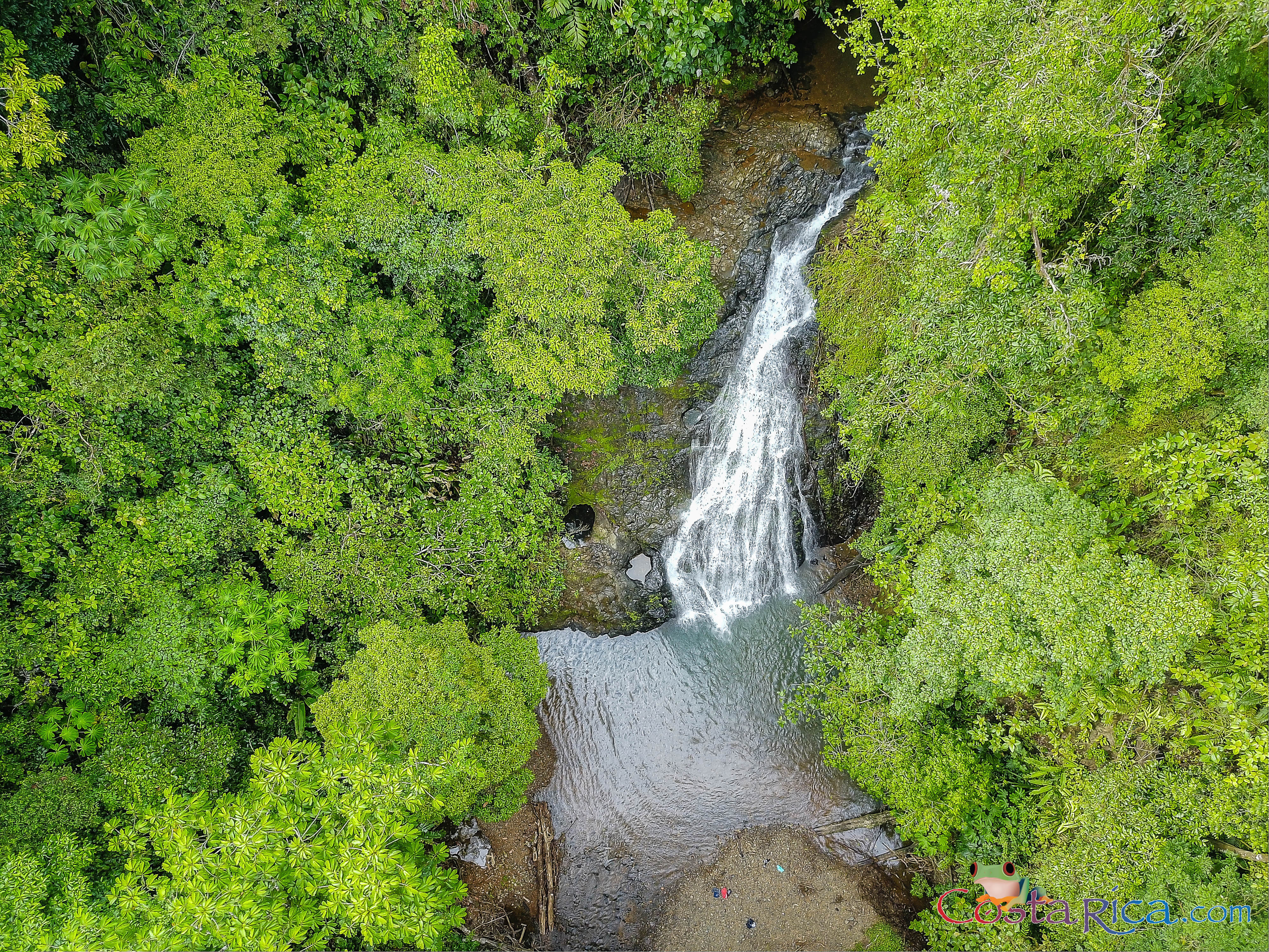 Chocuaco Waterfall Aerial View