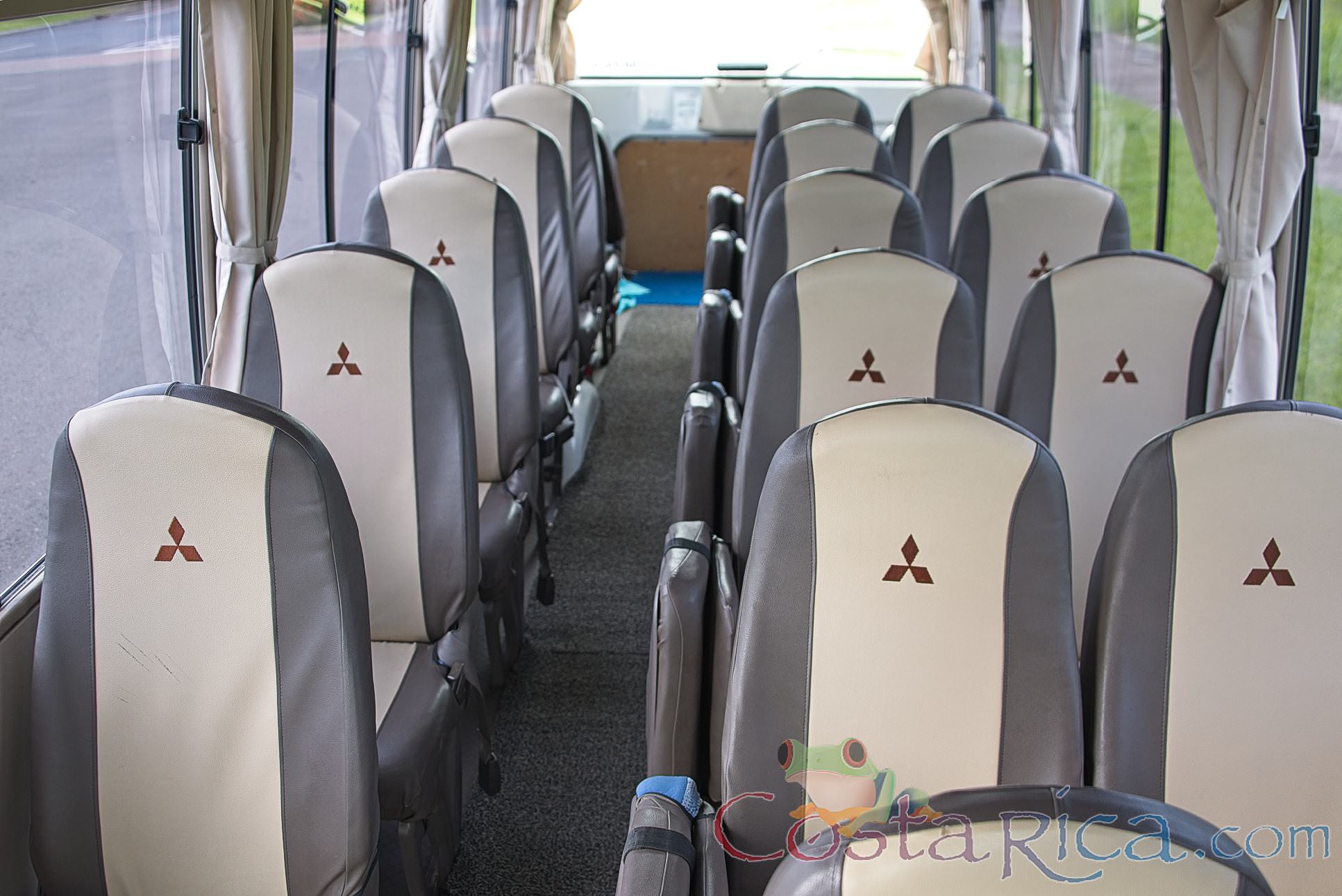 Mitsubishi Rosa Full Fledge Mini Bus Seats And Interior