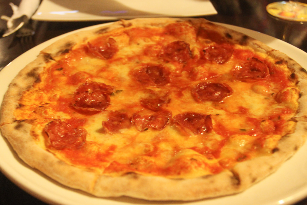 Pizza Diavola Arial View