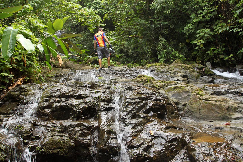 bamboo forest moutain bike tour walking upstream 6.jpg
