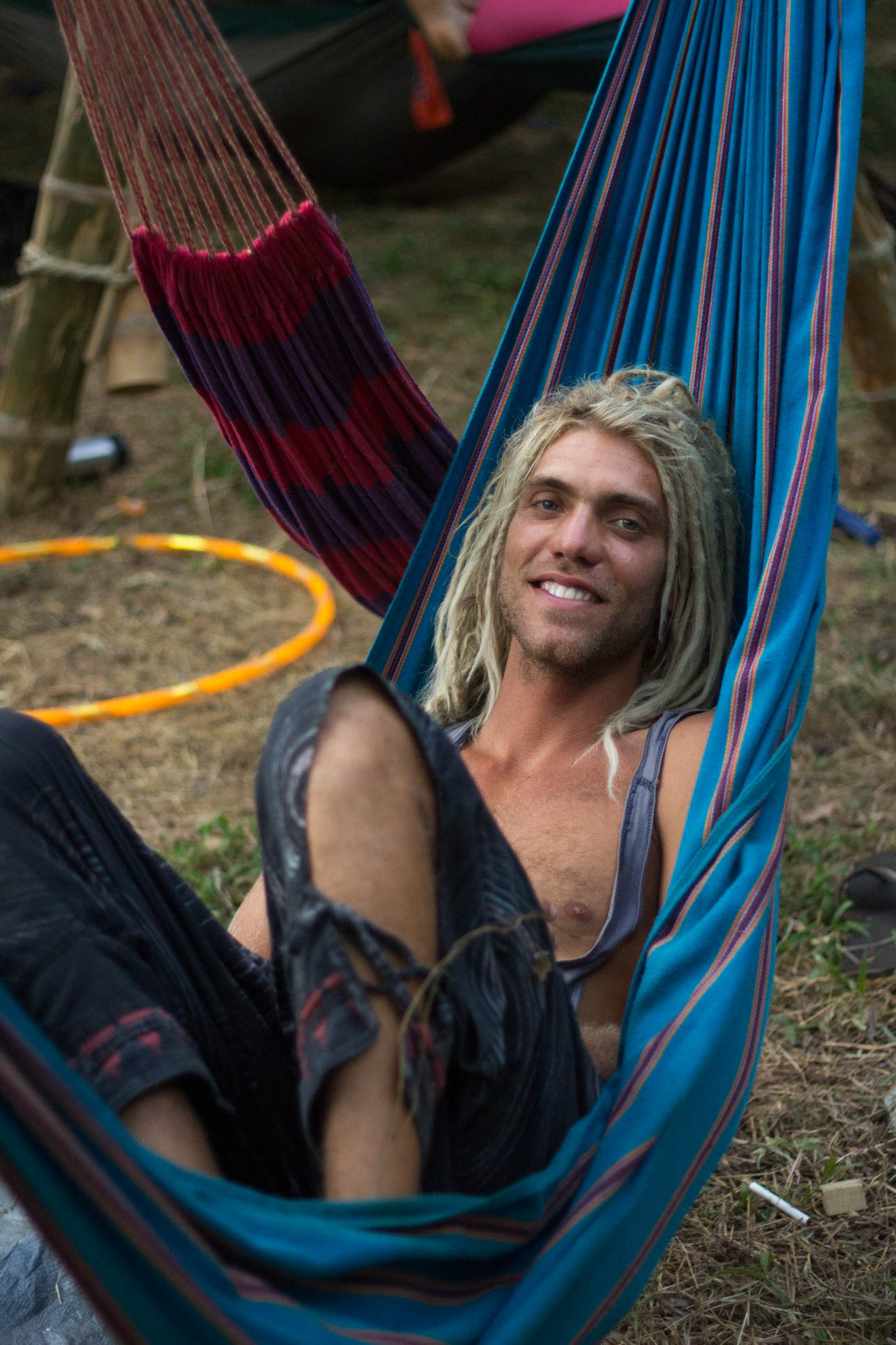 Man Resting On A Hammock Envision Festival Costa Rica