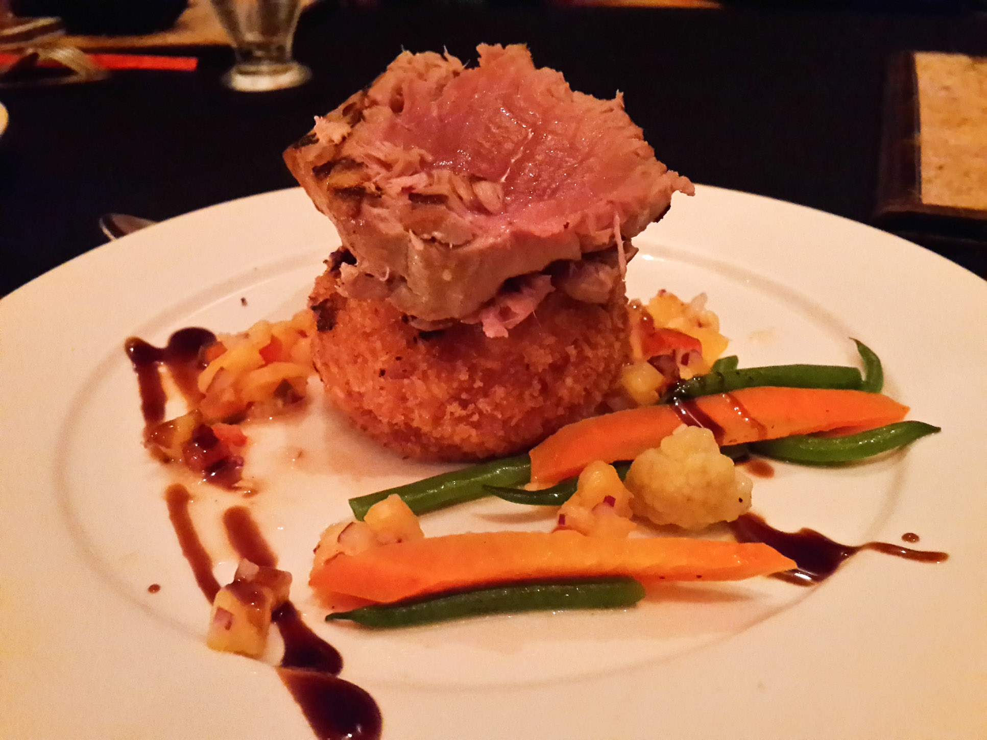 Seared Tuna At Buddha Eyes Restaurant
