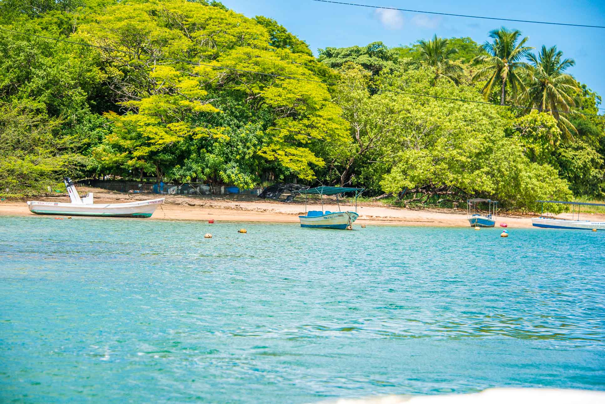 Tamarindo Estuary Boats Anchored