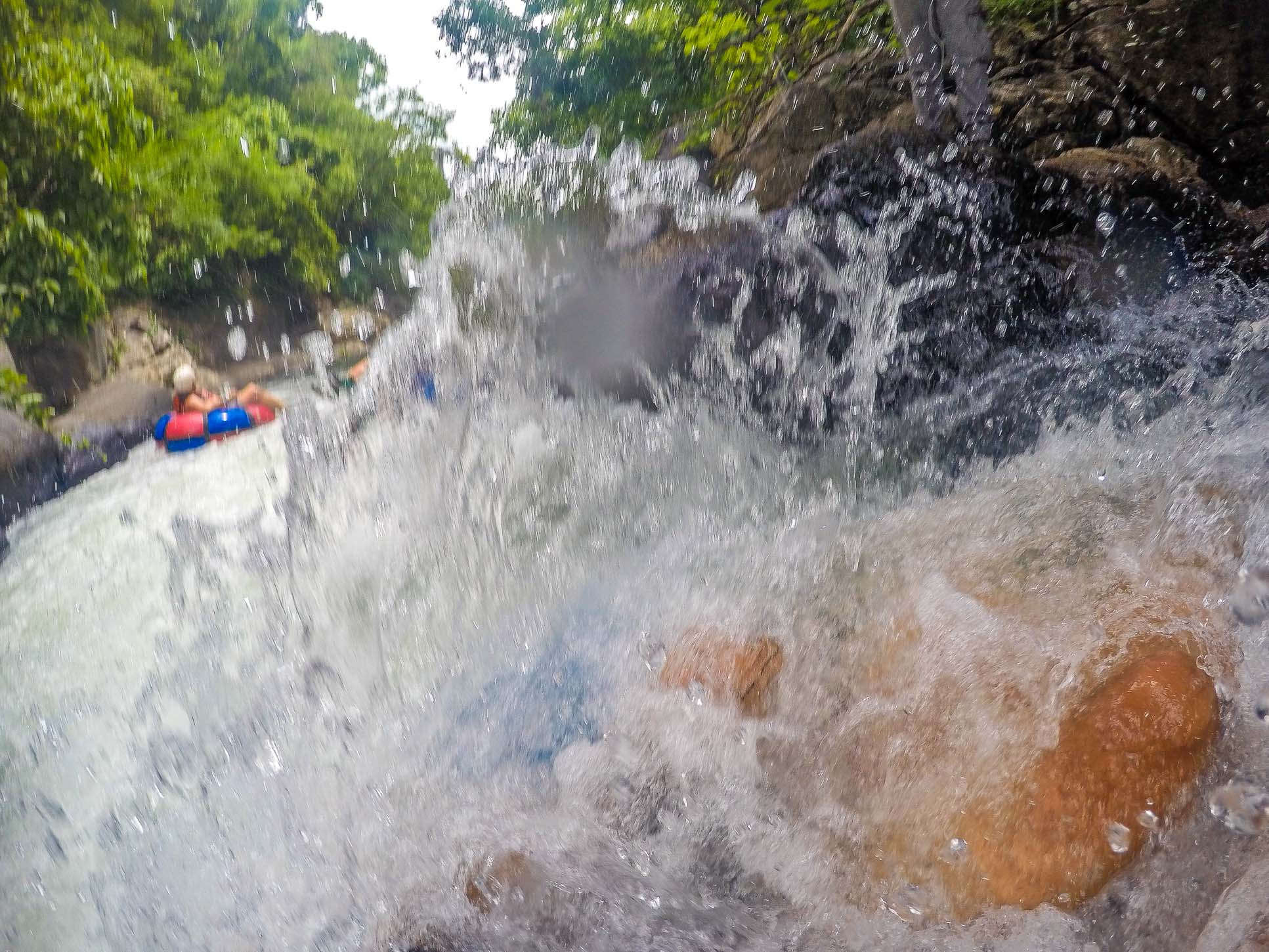 Splash Of Water Rio Negro Tubing Rincon De La Vieja