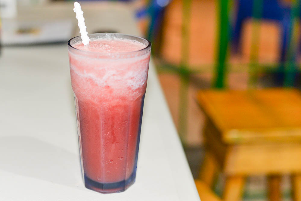 Papaya Fresh Juice Soda Marbella Puerto Jimenez