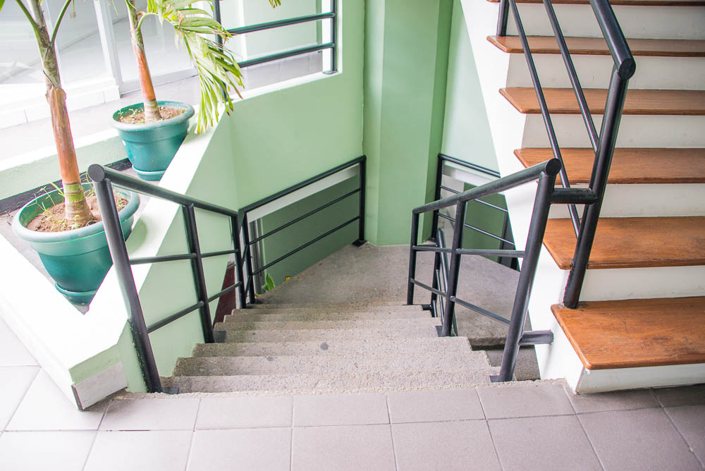 Stairways Towards The First Floor