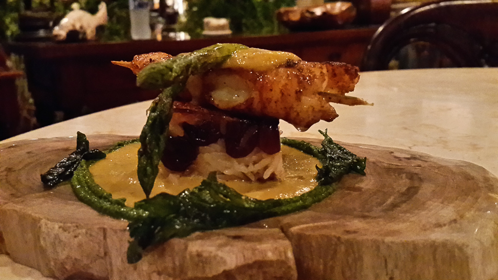 Park Cafe Sautee Shirmp With Asparagus