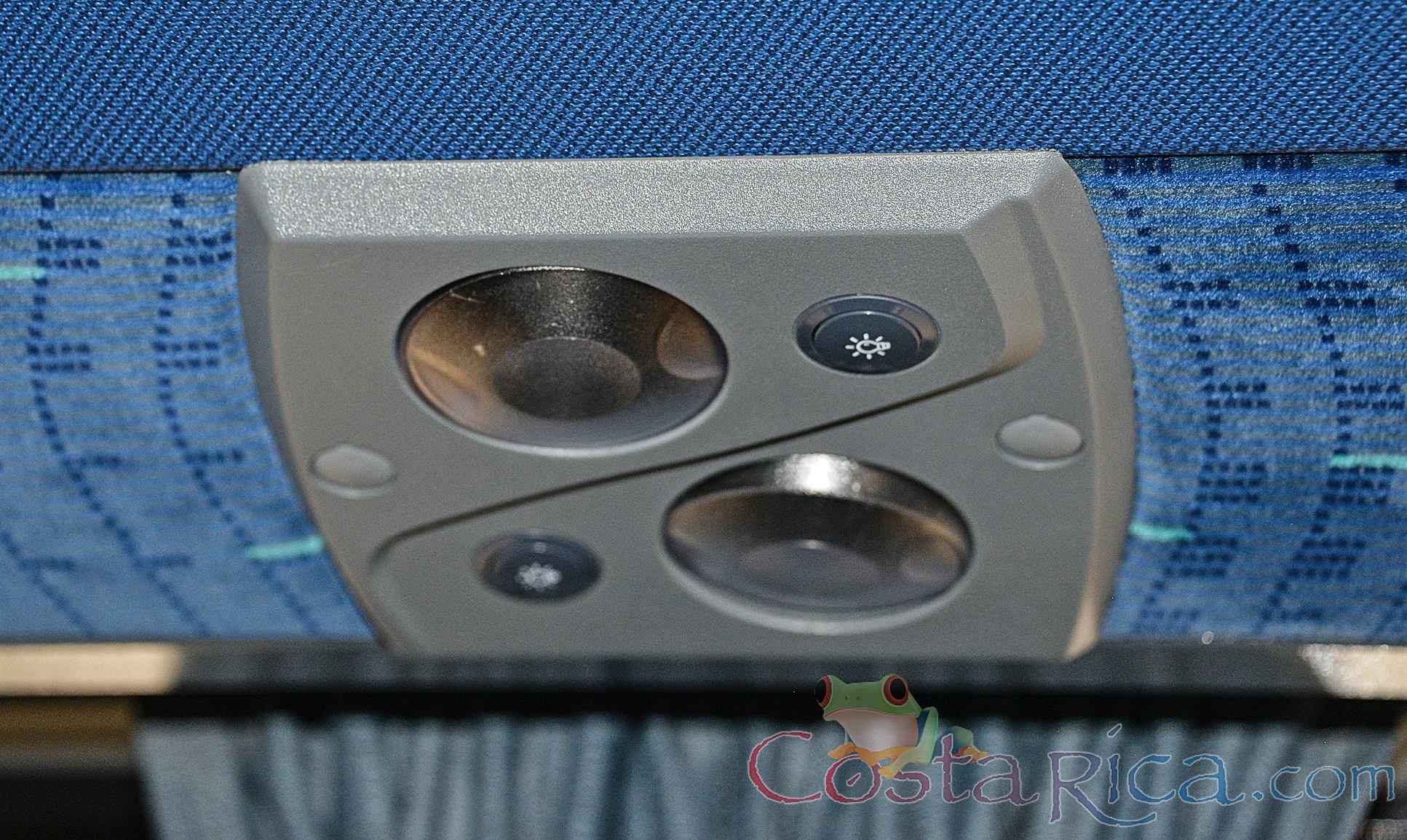 Passenger Volare Coach Passenger Ac And Light Control Panel Above The Seats