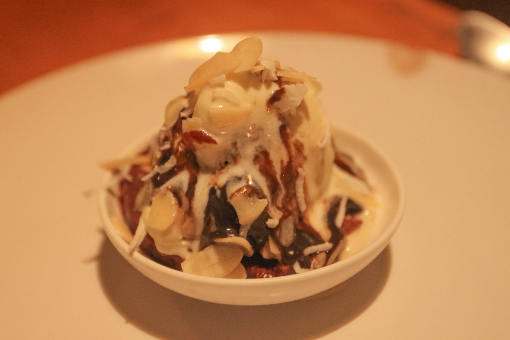 Ice Cream At Casa Del Mar Restaurant