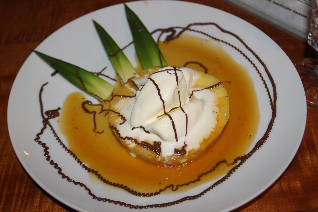 Pineapple Blambee Montezuma Restaurant